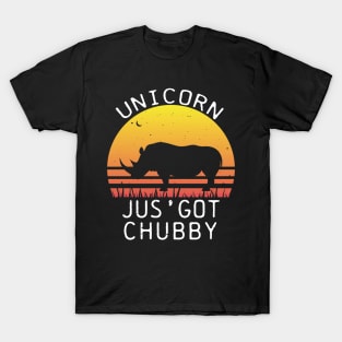 Chubby Unicorn Rhino Gift T-Shirt